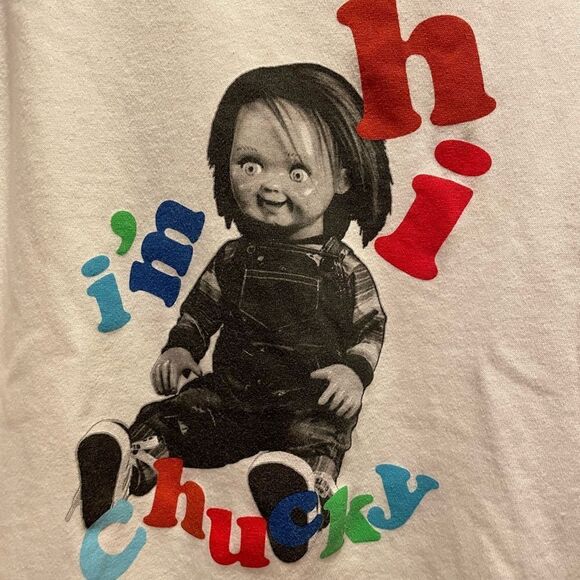 Chucky Hi Wanna Play Limited Edition Women’s Sweatshirt M - Picture 3 of 11